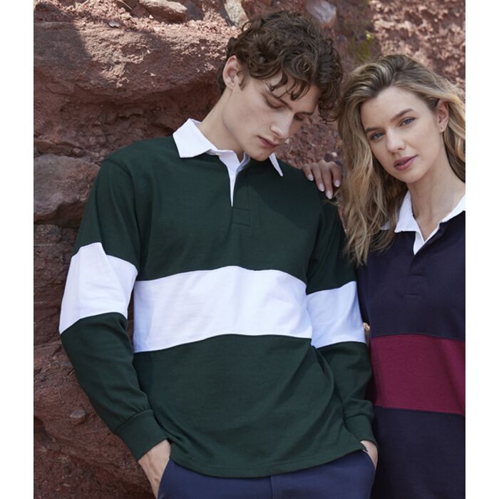 Front Row Panelled Rugby Shirt Thumbnail